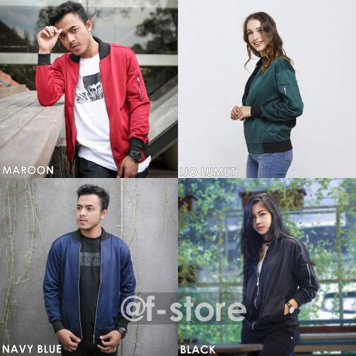 Jaket bomber semi kulit pria  Jaket Pria X8O6