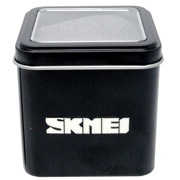 Kotak Jam Tangan Metal SKMEI - Black