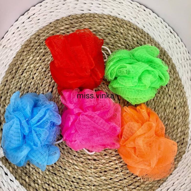 [Miss.Vinka] Spons Mandi Sikat Shower Puff Bath sponge