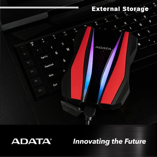Adata HD770G RGB 1TB - Hardisk Eksternal External Antishock Waterproof