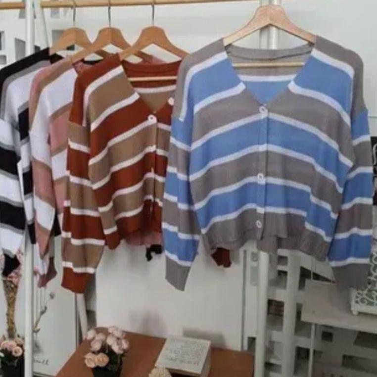 windy / lizzy / rajut polet / sweater / cardigan / crop / knit / atasan • BJR.397294