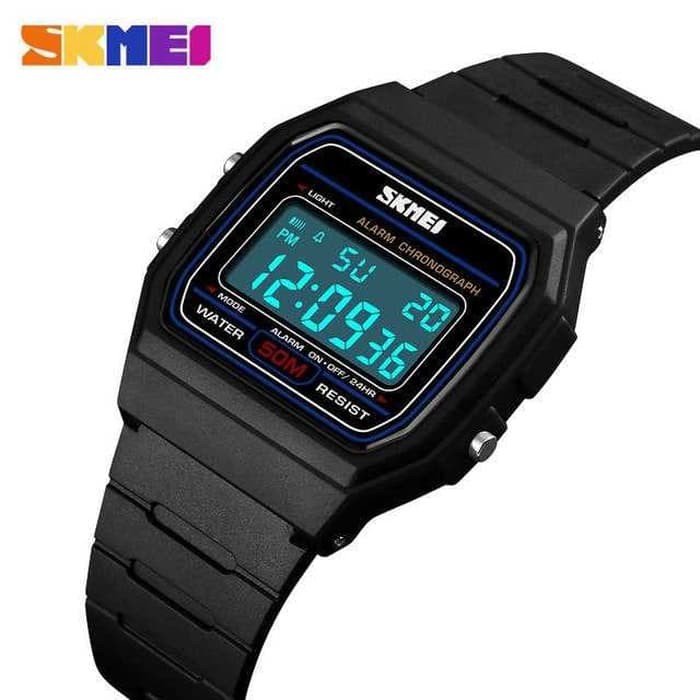 Jam Tangan Cowok /  Jam Tangan Pria / Wanita Digital SKMEI Original 1412 Anti Air Army Terbaru