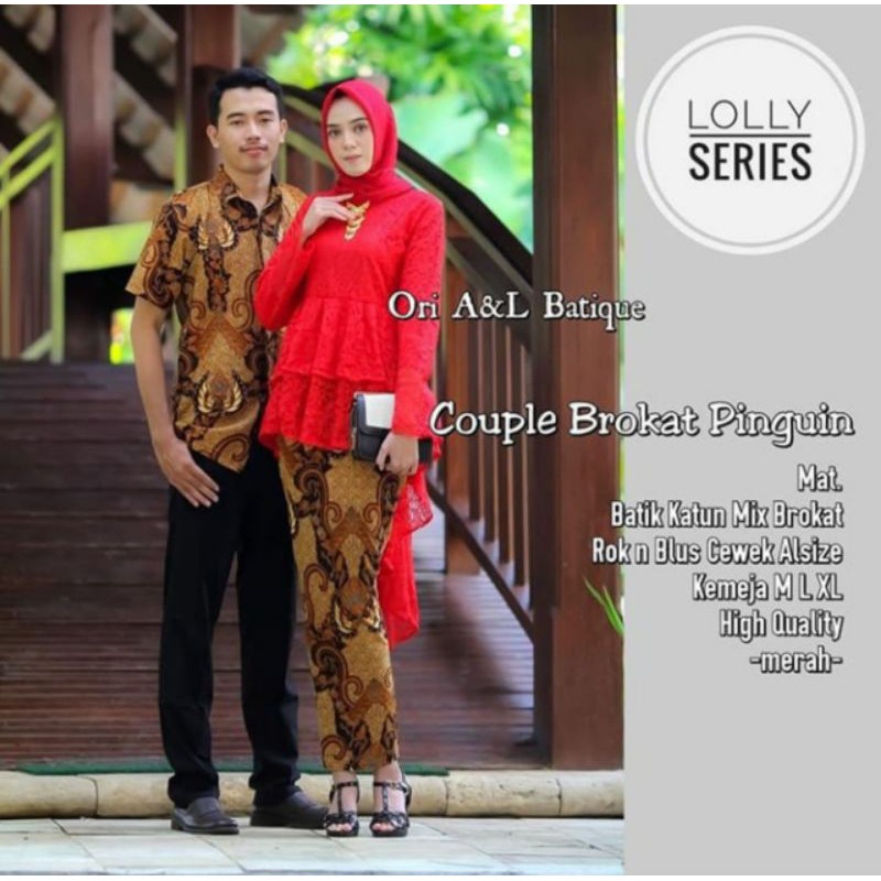 COUPLE BROKAT KEBAYA ,COUPLE LOLLY SERIES