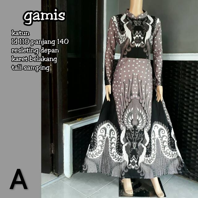 DRESS BATIK BUNGA GAMIS BATIK BIG JUMBO SIZE FIT XXL LD 110 CM WARNA MERAH