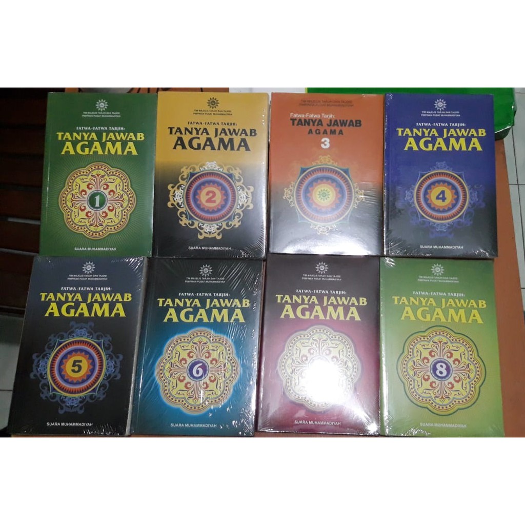 Tanya Jawab Agama Jilid 1 - 8 / Buku Tanya Jawab / Original / Buku Muhammadiyah