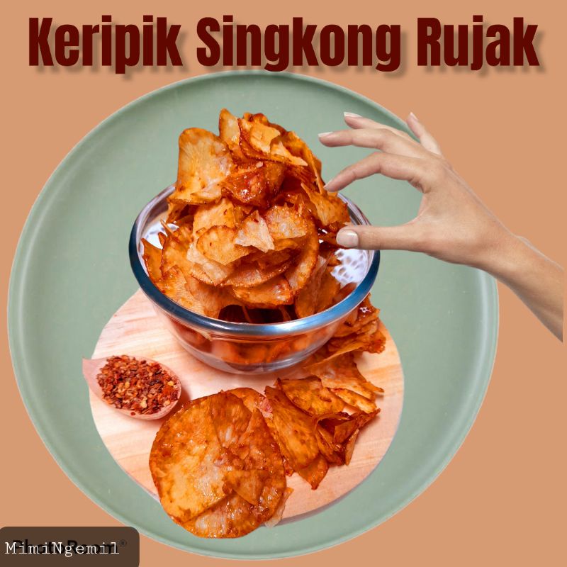 

Kripik Singkong Rujak Balado Pedas Manis 100 gr