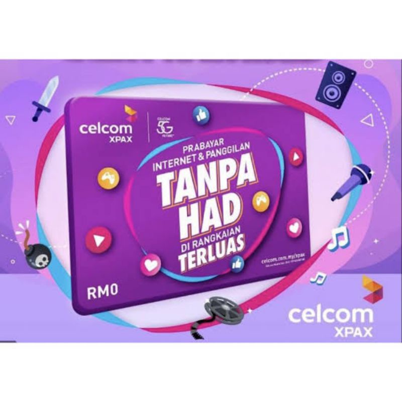 TERMURAH  Kartu Perdana Celcom Malaysia