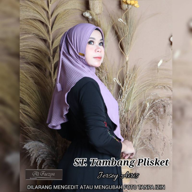 JILBAB INSTAN ""STIRIA TALI PLISKET TAMBANG"" ORI AL FAEZYA BY BUNYAMIN