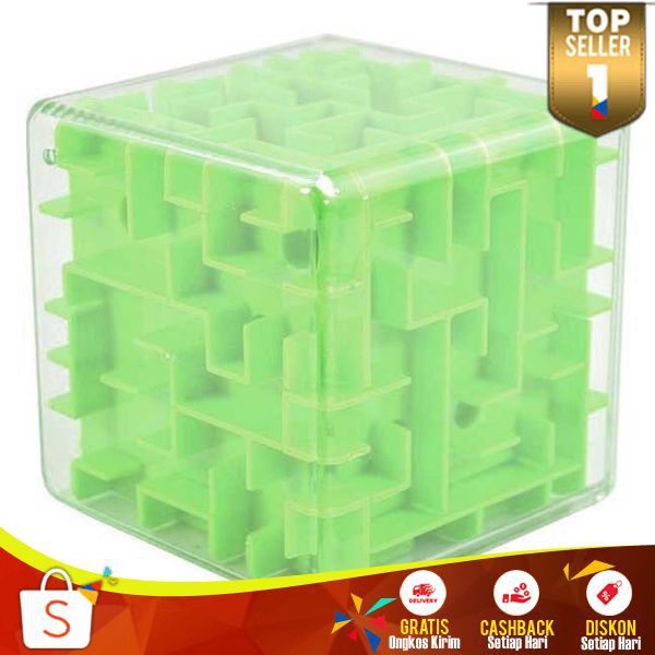 Puzzle Cube 3D Mainan Education ED05 Mainan Edukasi Terkini Labyrinth Speed Terbaru Baik Untuk Anak