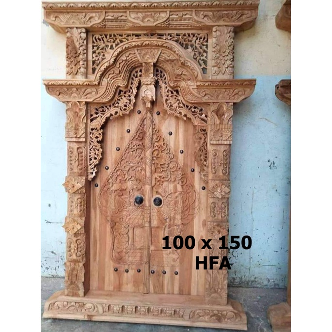 FURNITURE UKIR JEPARA JENDELA RUMAH KAYU JATI