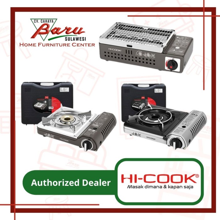 Kompor Gas Portable / Kompor BBQ Barbeque Panggang Hi Cook