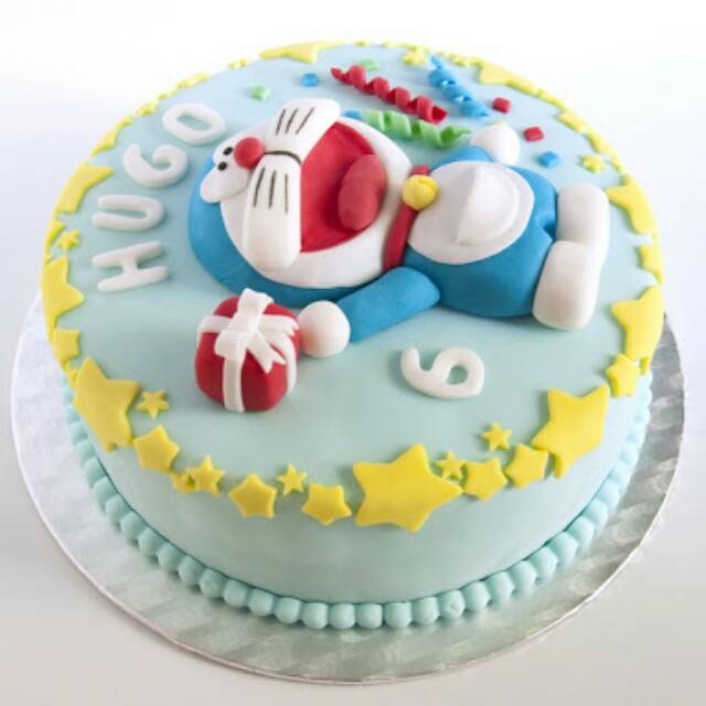 

Kue ulang tahun doraemon birthday cake fondant