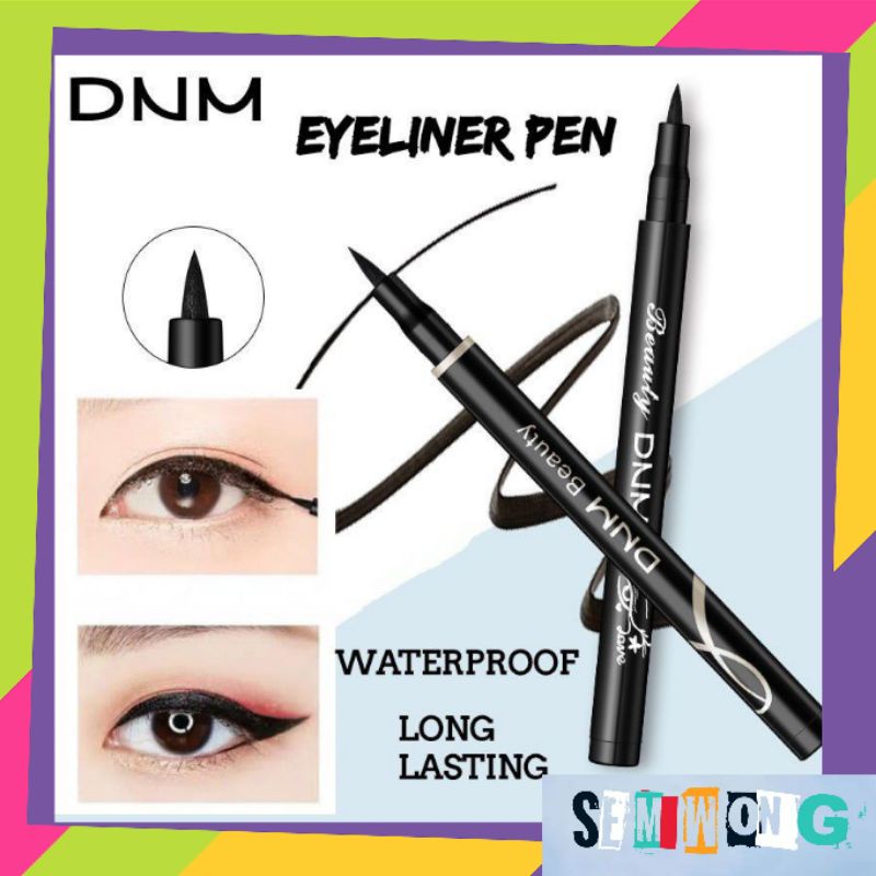 EYELINER DNM waterproof eyeliner pen pencil tahan lama hitam ORIGINAL