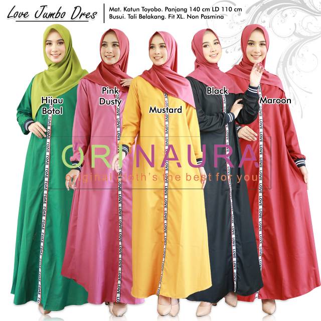 Love Jumbo Dress by OriNaura