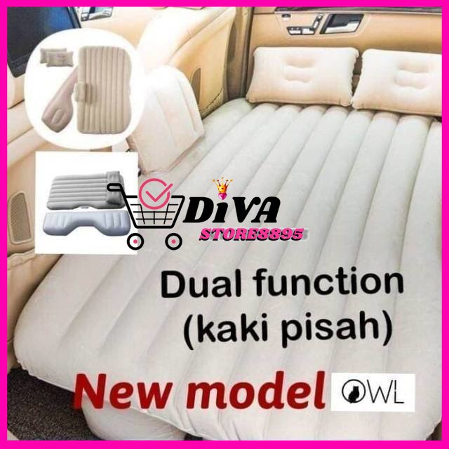 MODEL PISAH MATRAS TIDUR MOBIL / KASUR MOBIL ANGIN + POMPA KASUR MOBIL MATRAS