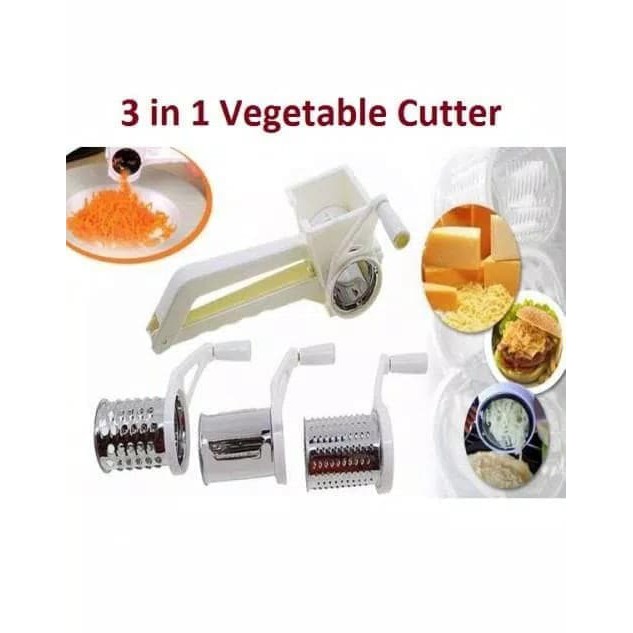 Parutan Hand rotary 3 in 1