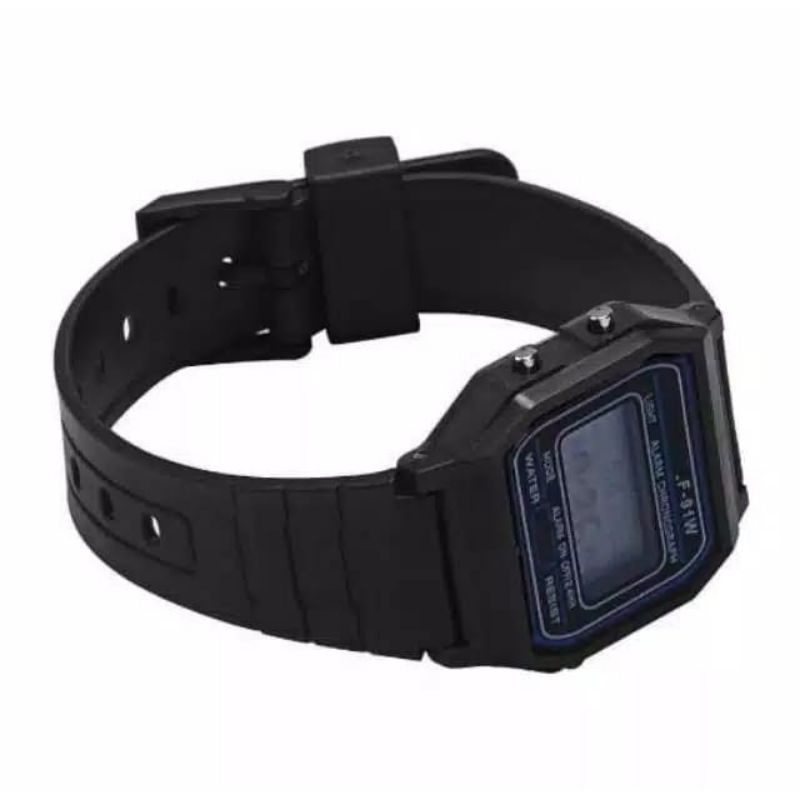 (Cod)Jam Tangan Pria/Wanita Casio F91W Strap Rubber Murah(Dikirim Dari Jakarta)