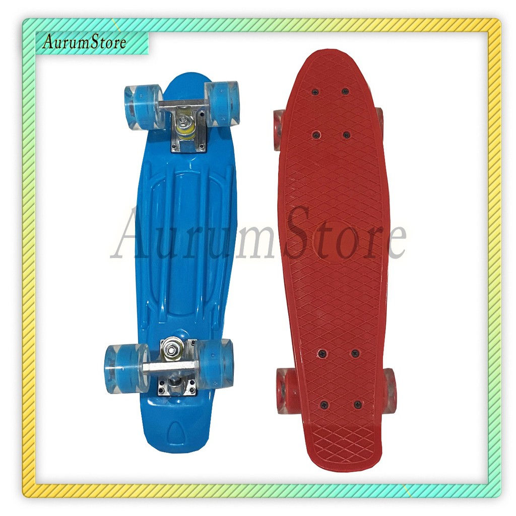 PENNY/FISH/BANANA BOARD ,PENNYBOARD FISHBOARD PU LED WHEELS MURAH