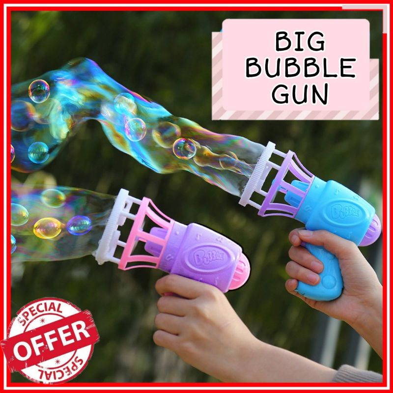 SUPER BESAR Mainan Gelembung Sabun / Super Big Bubble Gun / Mainan Anak Seru / Gelembung Sabun Anak 