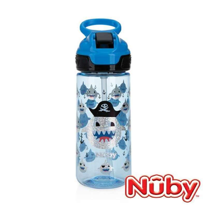 Nuby Tritan Flip-it Active 540ml Gliter (10669/10699) - Botol minum anak