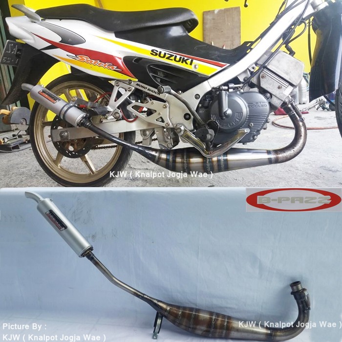 Knalpot Kolong Satria Hiu Lumba Original Bpazz Jogja