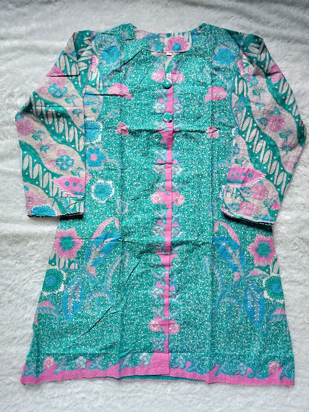 Maura Couple - Sania Ruffle Batik Couple Ori Ndoro Jowi Garansi Termurah Shopee - Batik