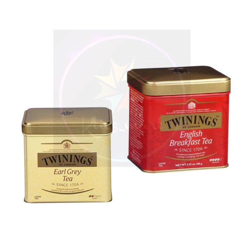 

Twinings English Breakfast/Earl Grey tea /teh bubuk/Import