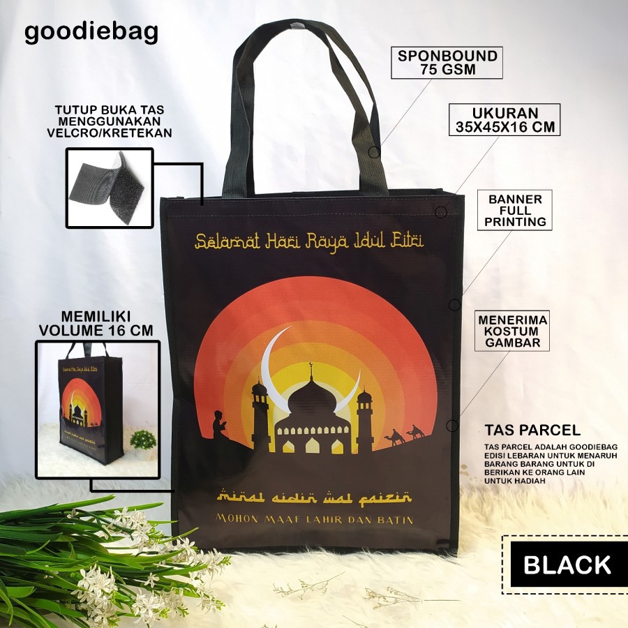 

GOODIE BAG IDUL FITRI/PARCEL LEBARAN/TAS IDUL FITRI UKURAN 35X45X16 CM TERMURAH TERLARIS