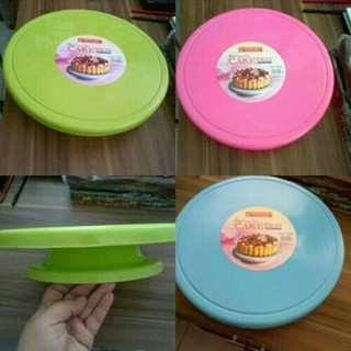  Meja  putar Decor Cake Tray Rotary Tempat Penyaji Kue  Cake 