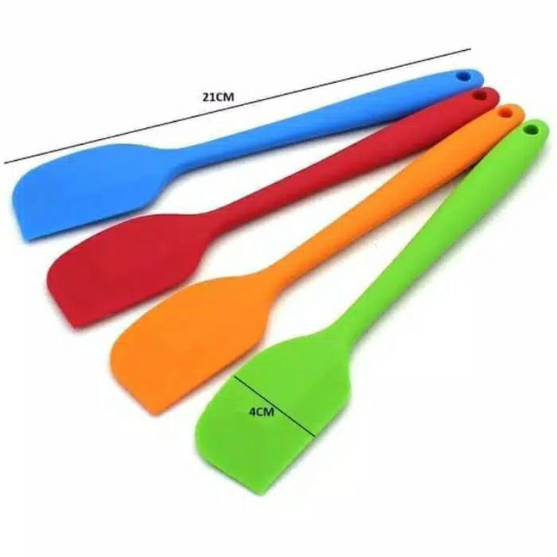 Spatula Silikon Food Grade Alat Masak Tahan Panas Anti Lengket Import silicone baking