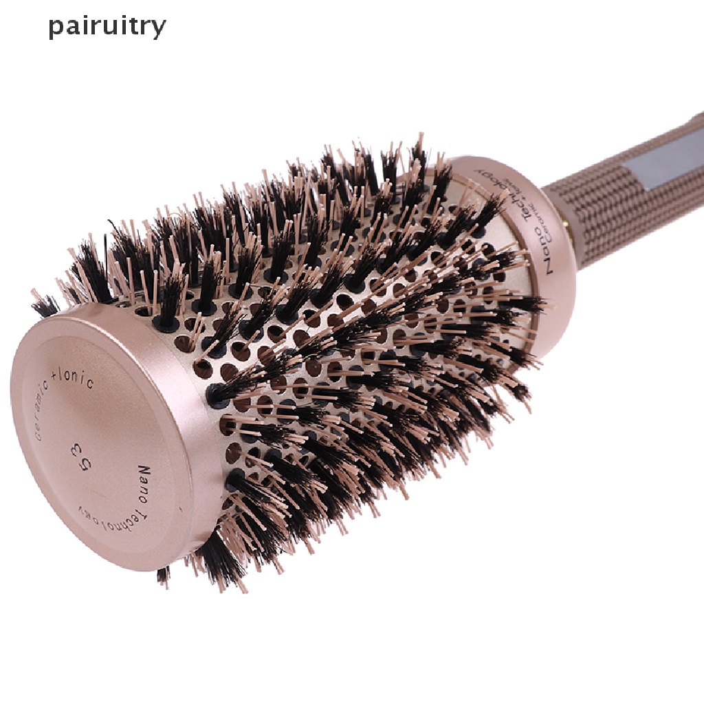 Prt Sisir Rambut Profesional Thermal Ionik Anti Slip Bahan Keramik Warna Emas PRT