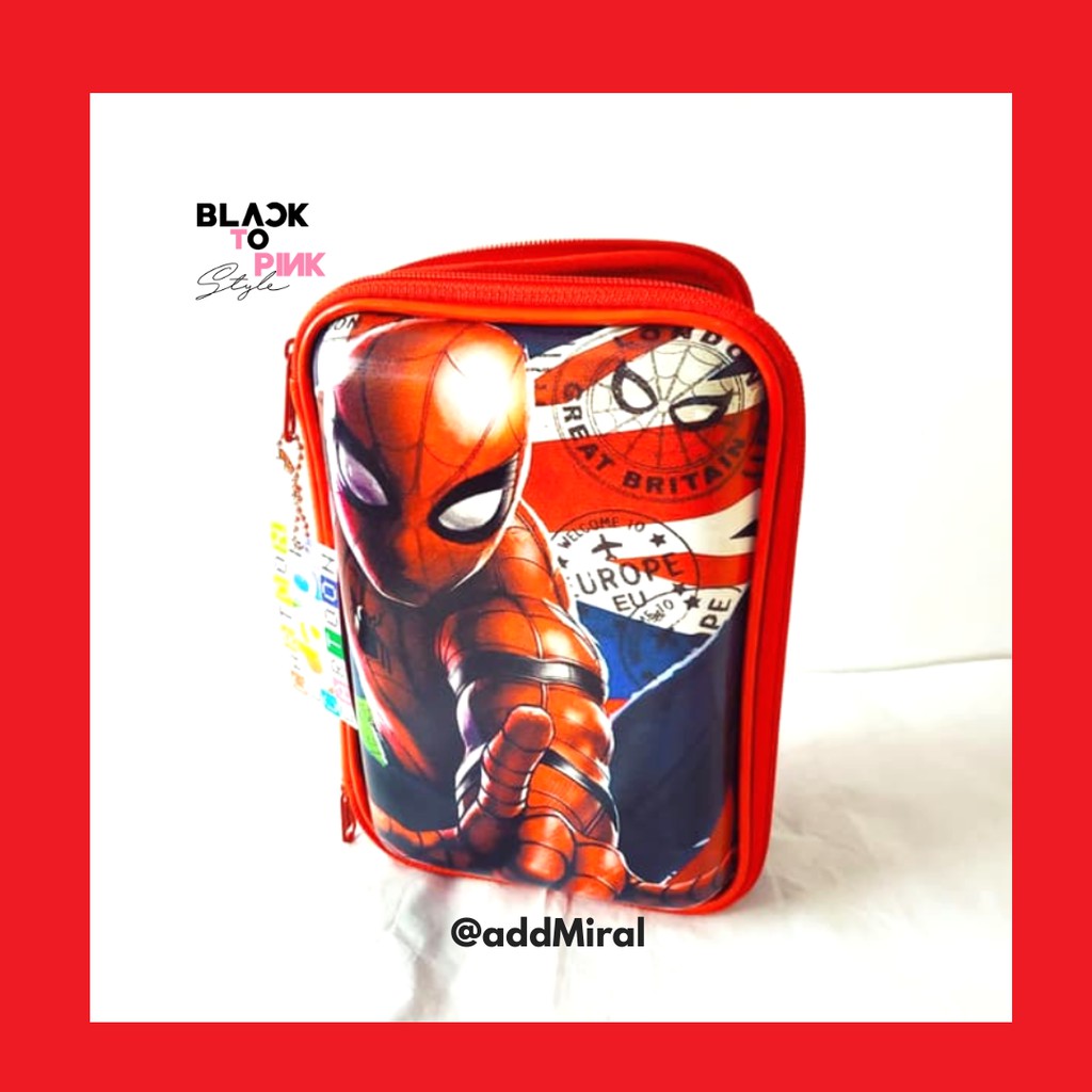 

Kotak Pensil SPIDERMAN FAR FROM HOME Model Smiggle Tempat Pensil Hard Case