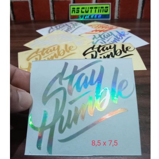 

STICKER STAY HUMBELE