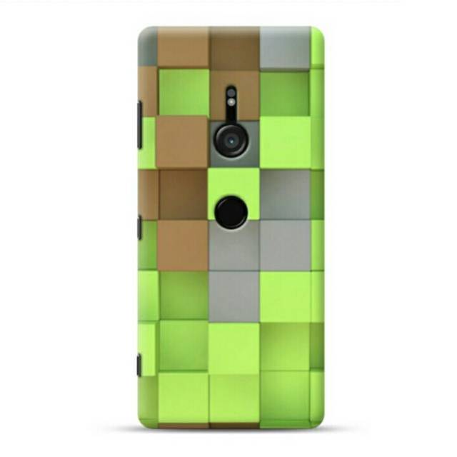 Minecraft Cubes Sony Xperia XZ3 Custom Hard Case
