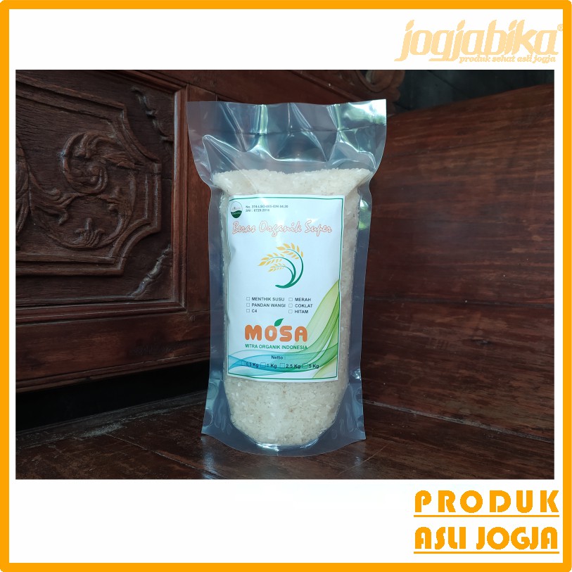 

Beras Menthik Wangi Organik Asli Jogja Mosa 1 Kg