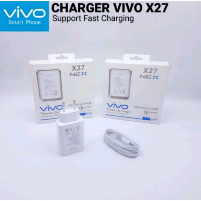 CHARGER VIVO FAST CHARGING NEX X27 QUICK CHARGER 2A TYPE C USB