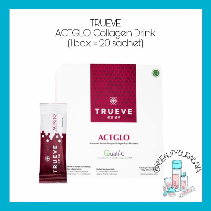 (BOX) TRUEVE ACTGLO Collagen Drink