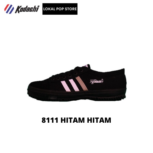 (BISA COD) Kodachi 8111 HH - Sepatu Kodachi 8111 Hitam Hitam