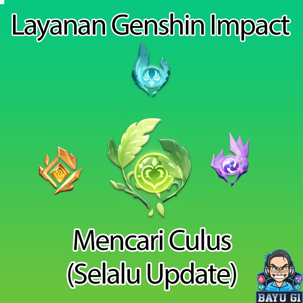 Jual Genshin Impact Layanan Mencari Culus | Shopee Indonesia