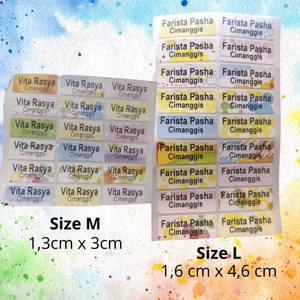 

Sticker Stiker Baju Setrika Tahan Cuci - Sticker Warna Warni