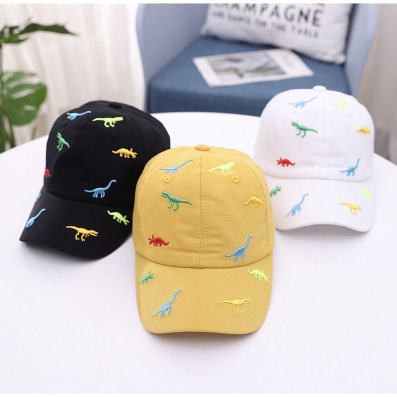 Topi Anak Baseball Dino Bordir