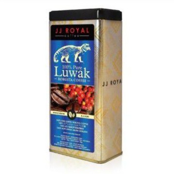 

JJ Royal Coffee 100% Pure Luwak Bean Tin 100gr ( Kopi Biji)