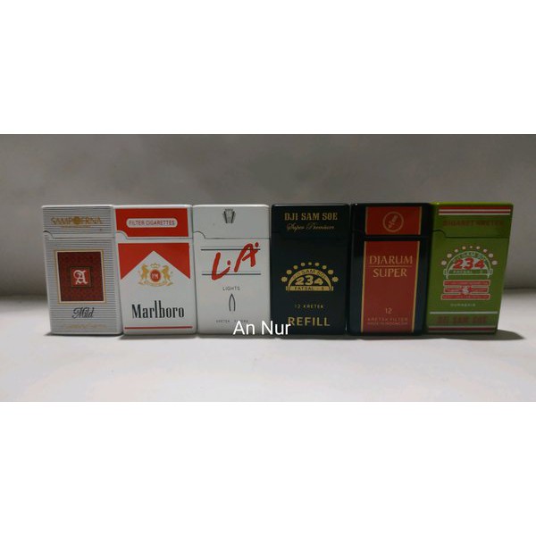 KOREK API BRAND ROKOK 6 MOTIF - KOREK - LIGHTER - MANCIS