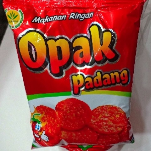 Per 5 Pcs Opak Padang 15g /Makanan ringan kerupuk pedas manis