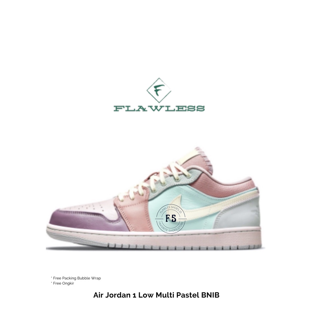 Nike Air Jordan 1 Low Multi Pastel BNIB