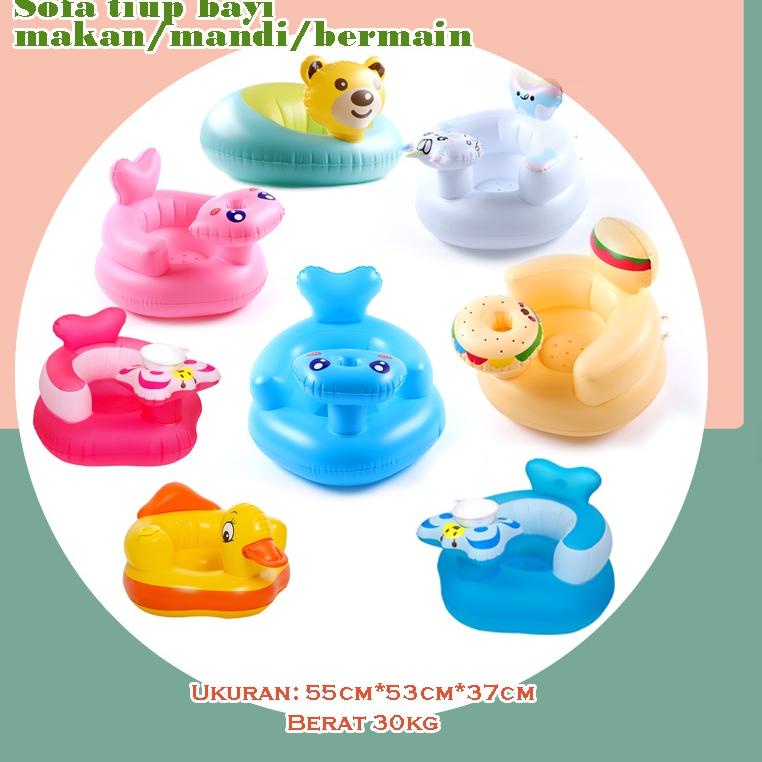 H6I2  TOYS musik sofa bayi sofa kursi makan bayi tiup /  untuk belajar duduk dan makan super good qu