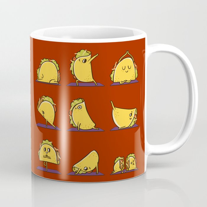 Cangkir keramik Lucu Taco Yoga