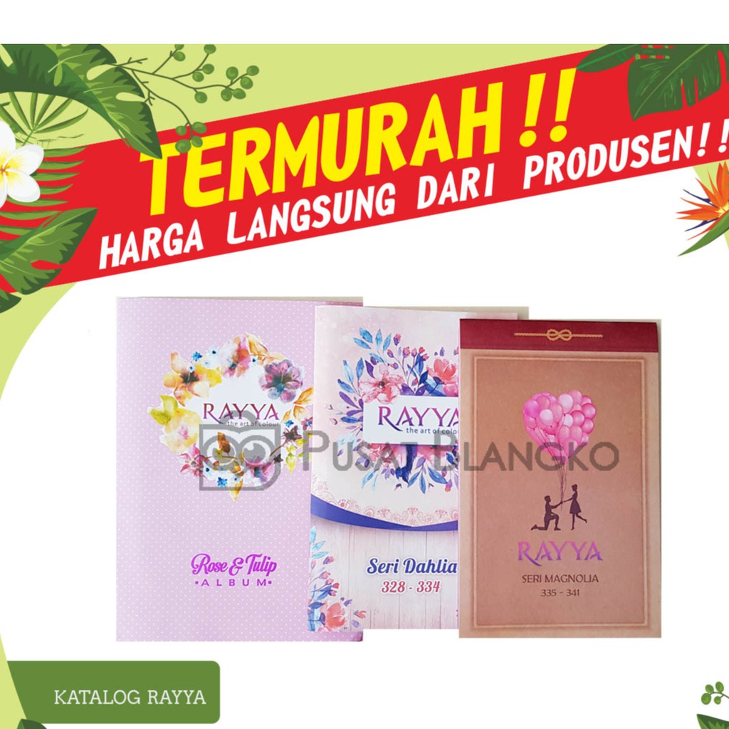 Katalog Blangko Undangan Pernikahan Rayya Harga Murah Erba Java