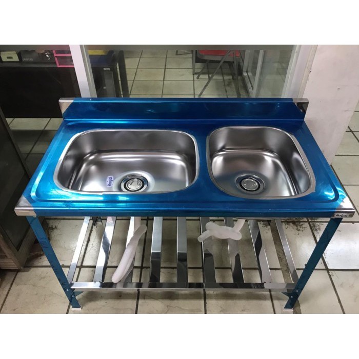 KITCHEN SINK BAK CUCI PIRING STAINLESS ROYAL ST 1 PK ST1PK 1050 X 56