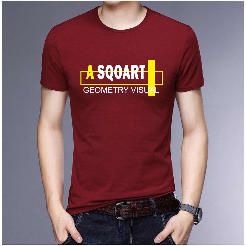 BS/COD/BAJU KAOS TANGAN PENDEK ASQOART PRIA REALPICTURE